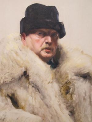 Anders Zorn: Önarckép, 1915.<br>Forrás: www.artindepicture.com
