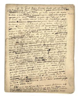 Isaac Newton kézirata, teológiai írás a kinyilatkoztatásról<br>Forrás: http://dlib.nli.org.il