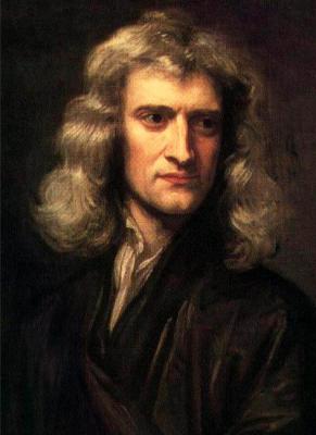 Sir Godfrey Kneller: Isaac Newton arcképe, 1689.<br>Forrás: www.en.wikipedia.org