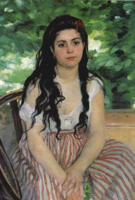 Pierre-Auguste Renoir: Nyár, 1868.<br>Forrás: www.kunstmuseumbasel.ch