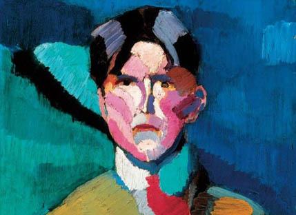 Nemes Lampért: Önarckép, 1911, vászon, olaj, 75x60 cm