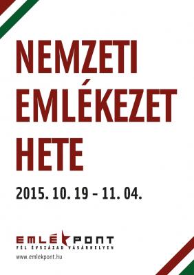 Nemzeti Emlékezet Hete, plakát