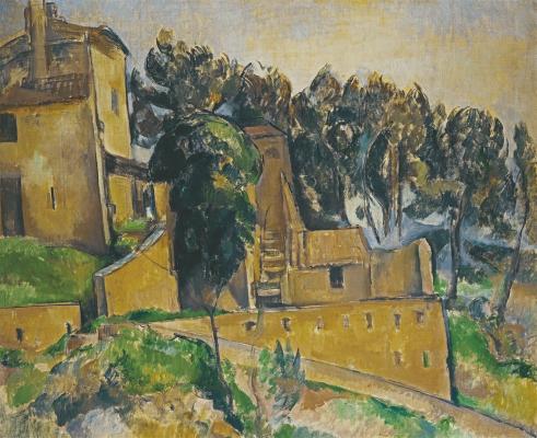 Paul Cezanne: A Maison de Bellevue, 1890 körül
