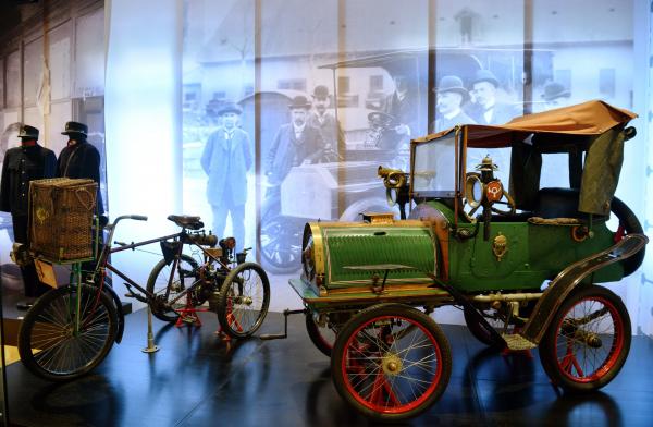 A Postamúzeum kiállítása
Fotó: MTI