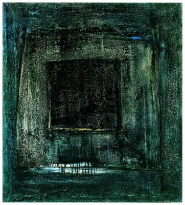 Reigl Judit: Guano, 1959-60, 90.5 x 80 cm, olaj, vászon