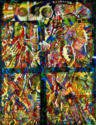 Rozsda Endre: Hermetikus simbólum, 1974