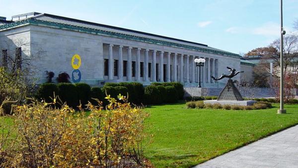 Az Ohio állambeli Toledo Művészeti Múzeum épülete