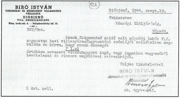 Megdöbbentő holokauszt-dokumentum Diósjenőről